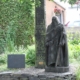 St Dogfael statue