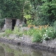 Duck house beside the mill pond