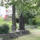 Photograph of St Dogfael in the Herb garden